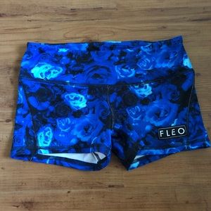 Blue Roses 3.25” Contour Fleo Shorts